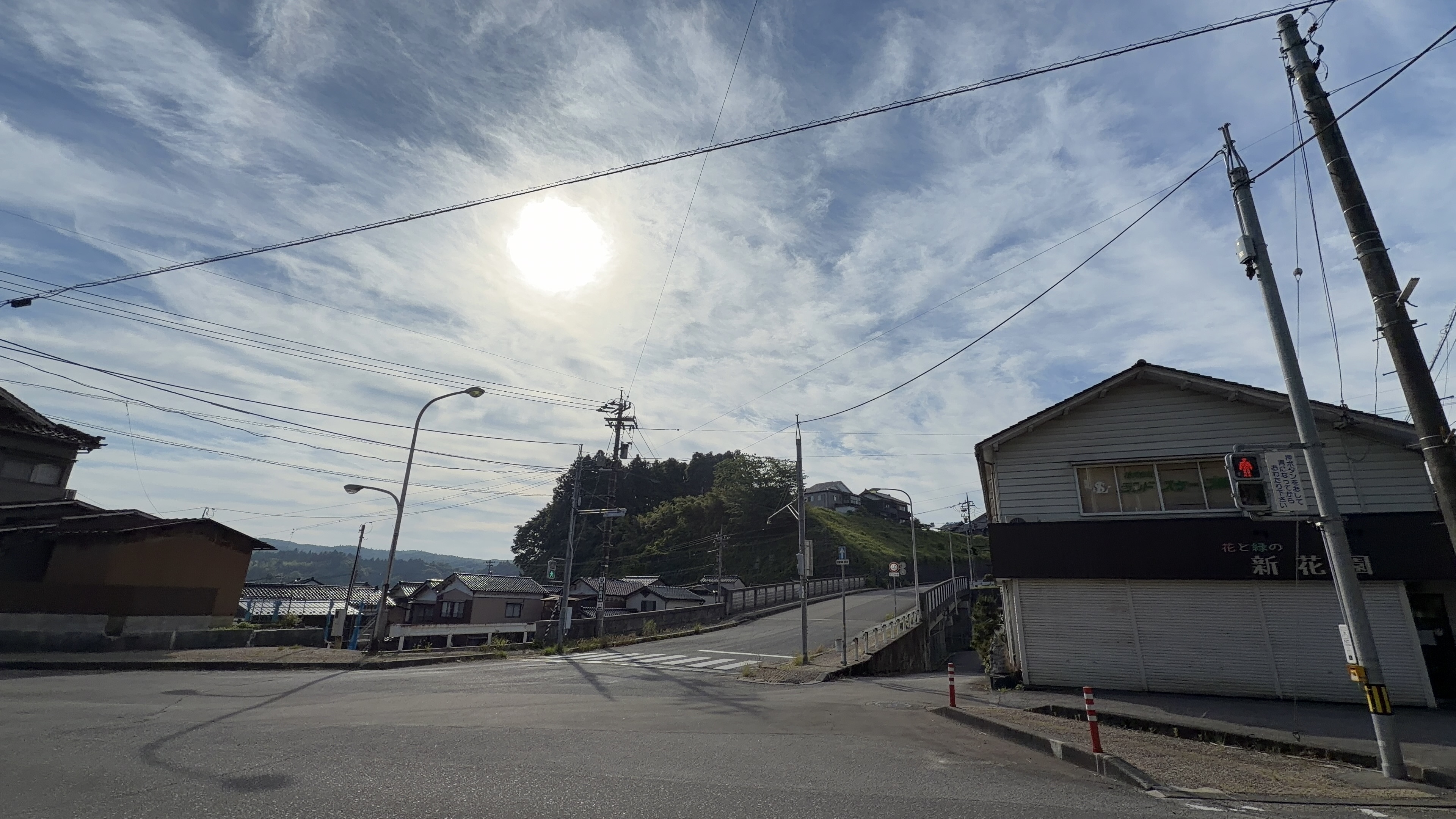 大黒橋への交差点